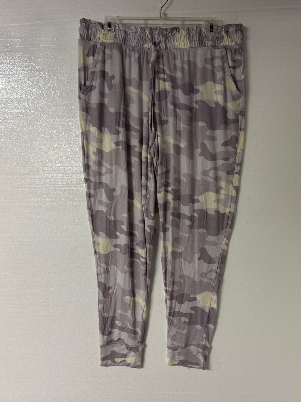Koolaburra Pants Women PL UGG Stretch Purple Camo Jogger Pull On Lightweight